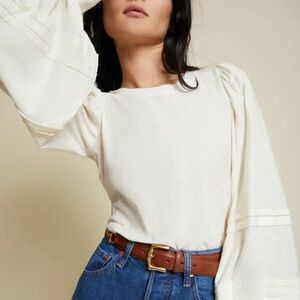 Cream Nation Puff Sleeve